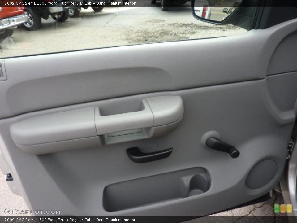 Dark Titanium Interior Door Panel for the 2009 GMC Sierra 1500 Work Truck Regular Cab #47189325