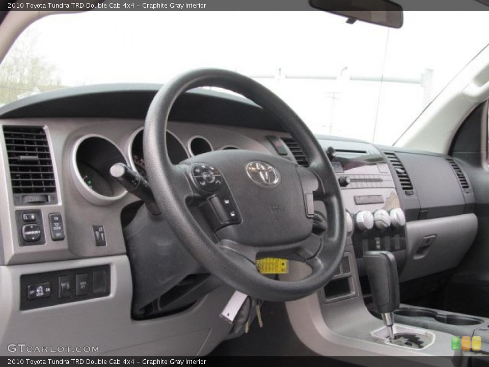 Graphite Gray Interior Photo for the 2010 Toyota Tundra TRD Double Cab 4x4 #47190785