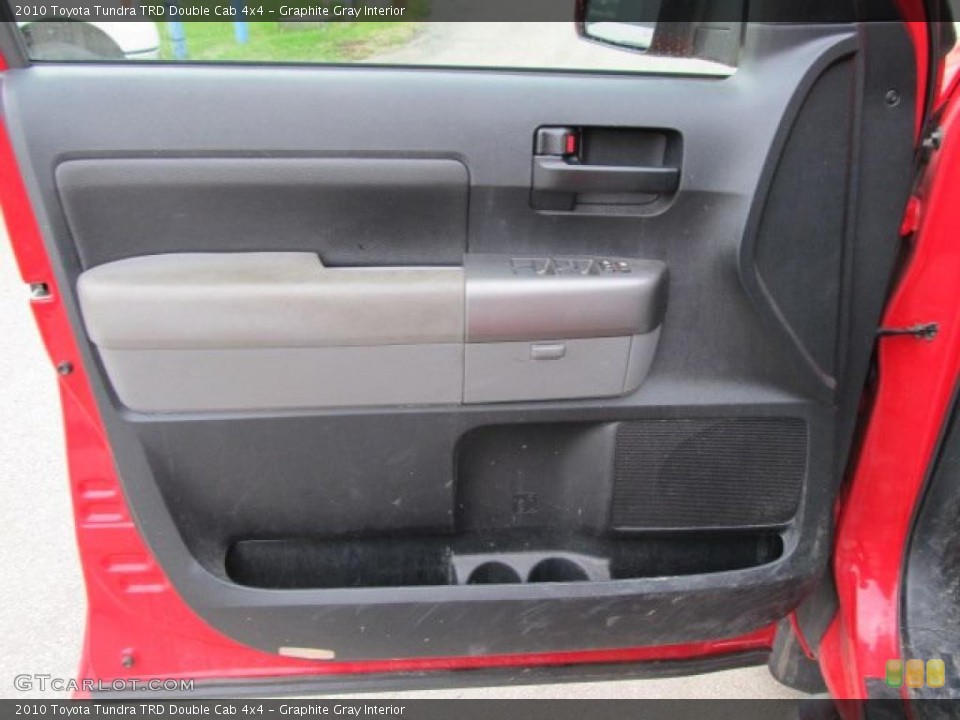 Graphite Gray Interior Door Panel for the 2010 Toyota Tundra TRD Double Cab 4x4 #47190830