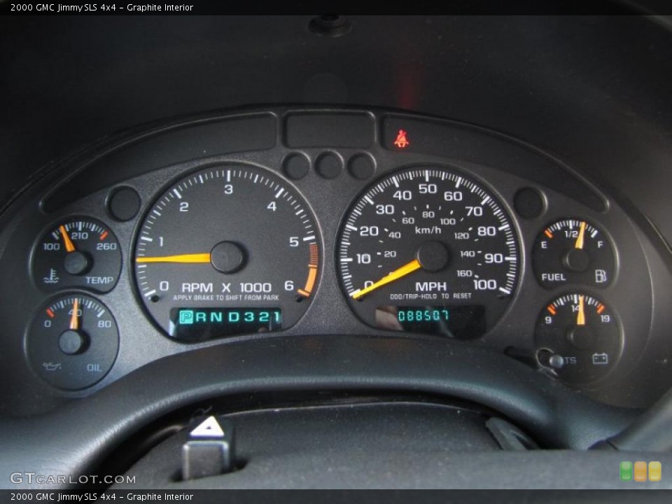 Graphite Interior Gauges for the 2000 GMC Jimmy SLS 4x4 #47192504