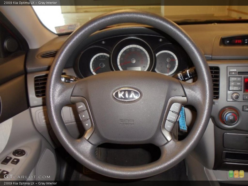 Gray Interior Steering Wheel for the 2009 Kia Optima LX #47194064