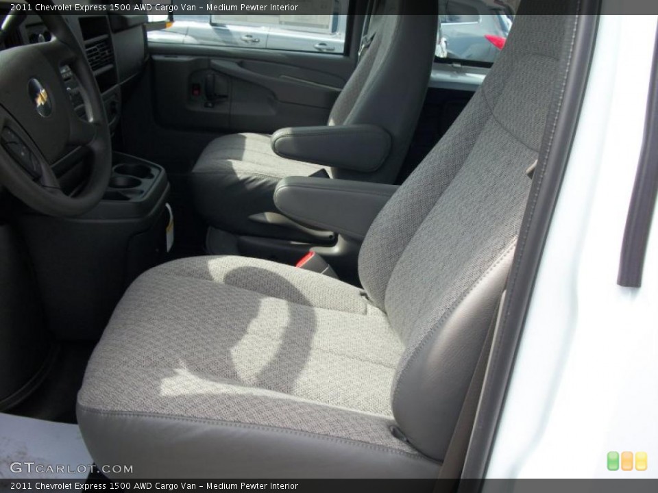 Medium Pewter Interior Photo for the 2011 Chevrolet Express 1500 AWD Cargo Van #47194526