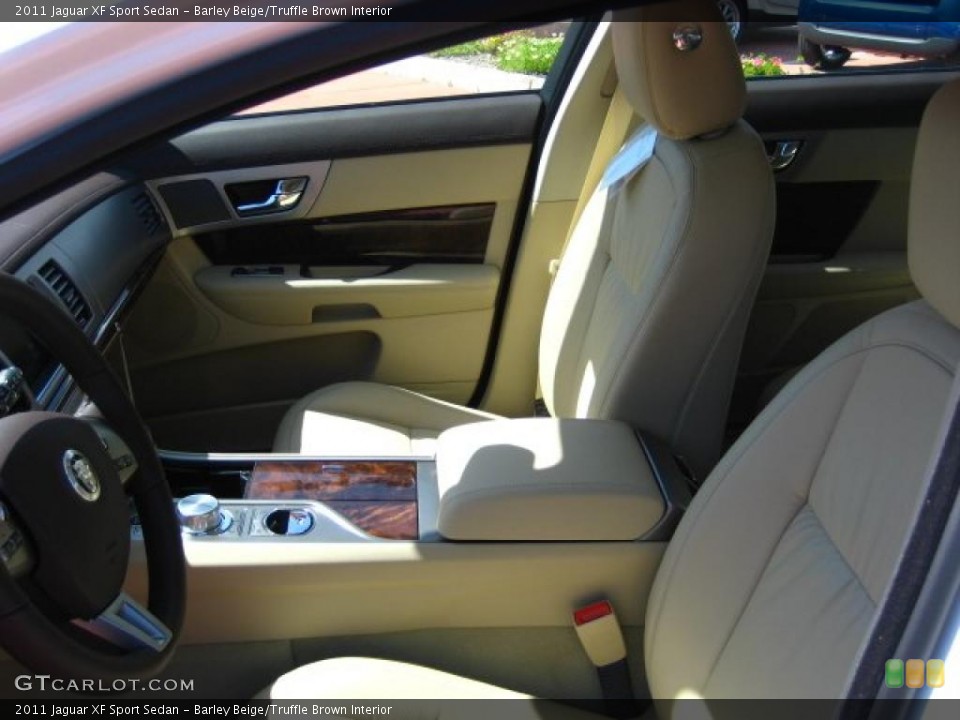 Barley Beige/Truffle Brown Interior Photo for the 2011 Jaguar XF Sport Sedan #47195525