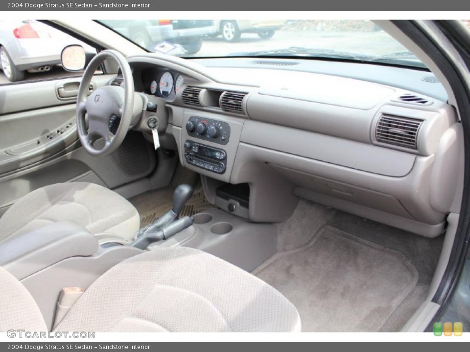 Sandstone Interior Dashboard for the 2004 Dodge Stratus SE Sedan #47195597