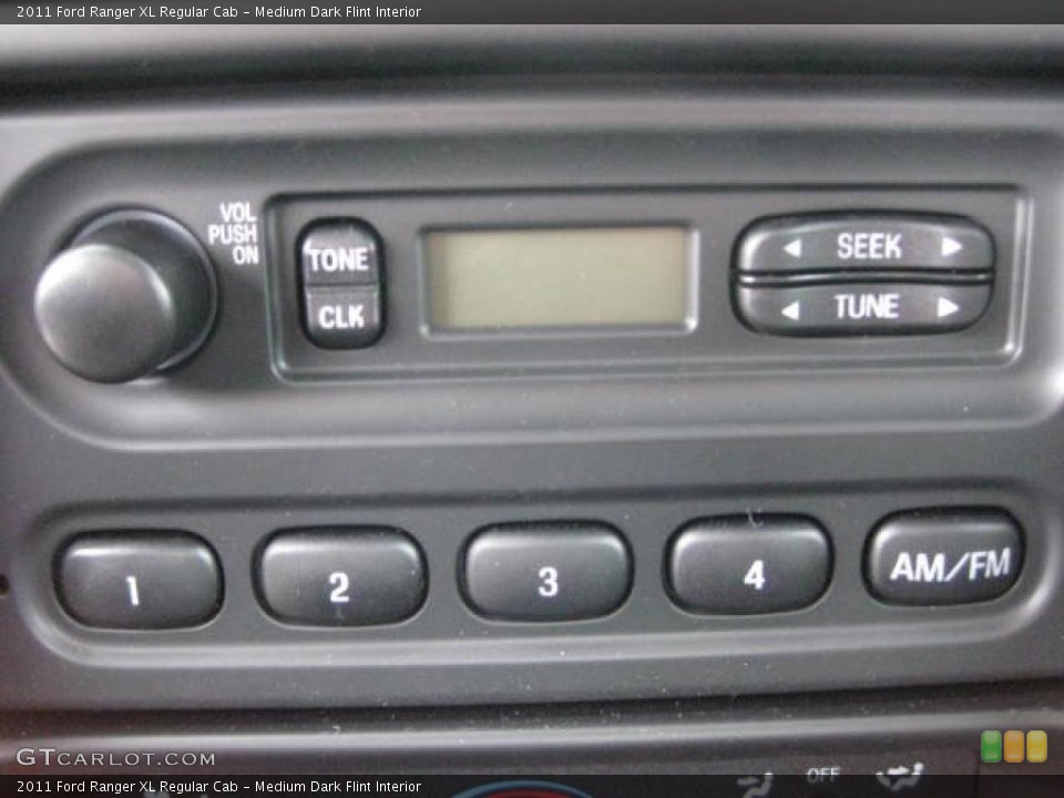 Medium Dark Flint Interior Controls for the 2011 Ford Ranger XL Regular Cab #47195933