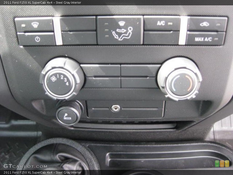 Steel Gray Interior Controls for the 2011 Ford F150 XL SuperCab 4x4 #47196371