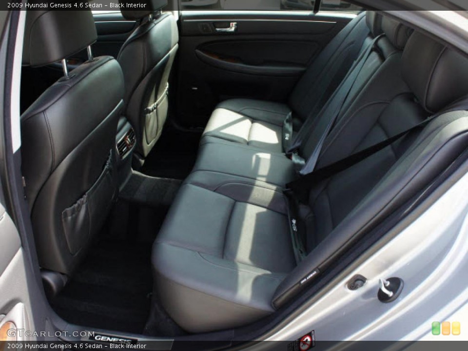 Black Interior Photo for the 2009 Hyundai Genesis 4.6 Sedan #47196626