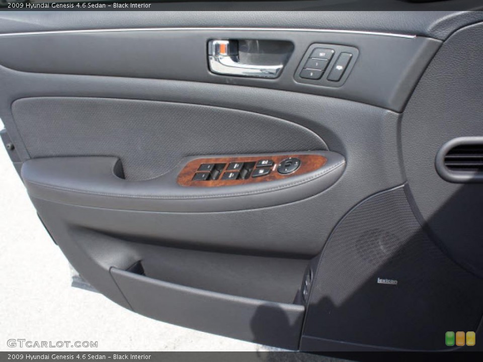 Black Interior Door Panel for the 2009 Hyundai Genesis 4.6 Sedan #47196713