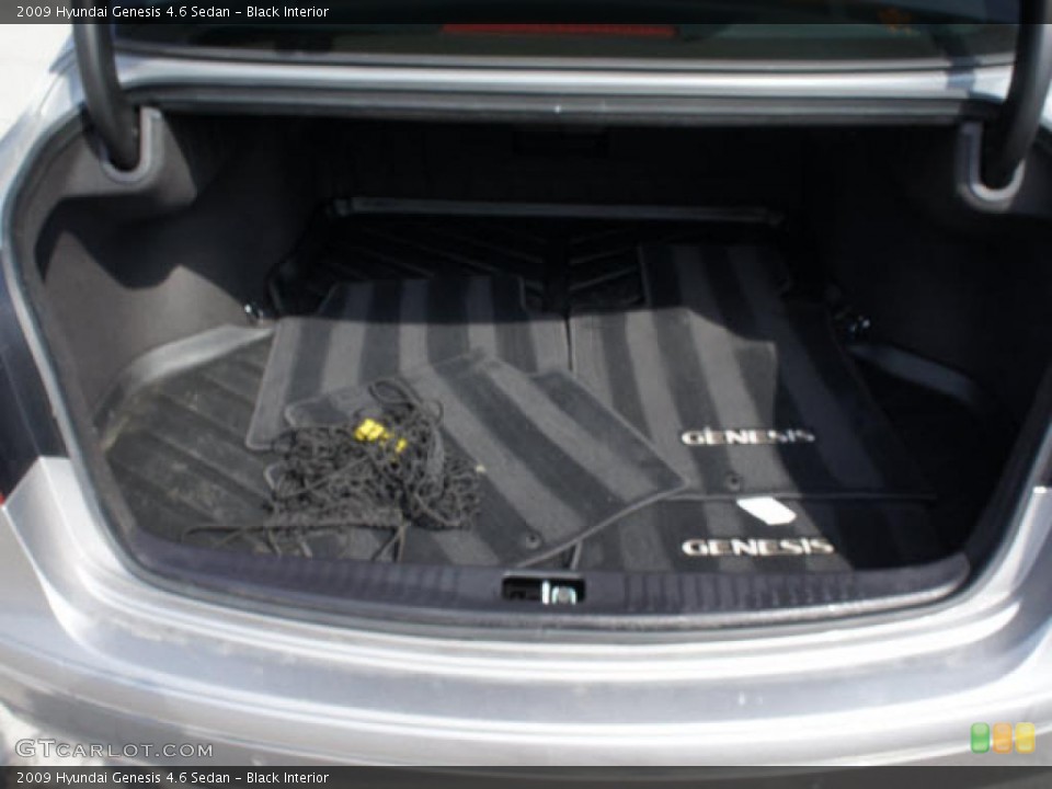 Black Interior Trunk for the 2009 Hyundai Genesis 4.6 Sedan #47196728