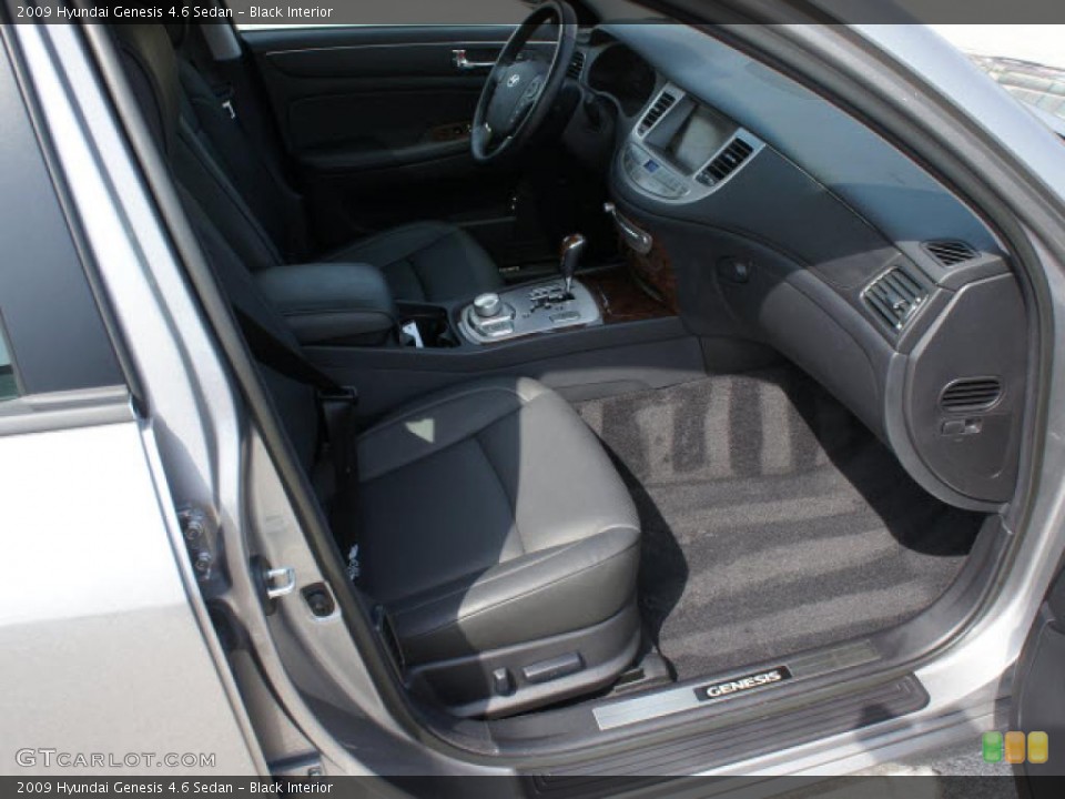 Black Interior Photo for the 2009 Hyundai Genesis 4.6 Sedan #47196740