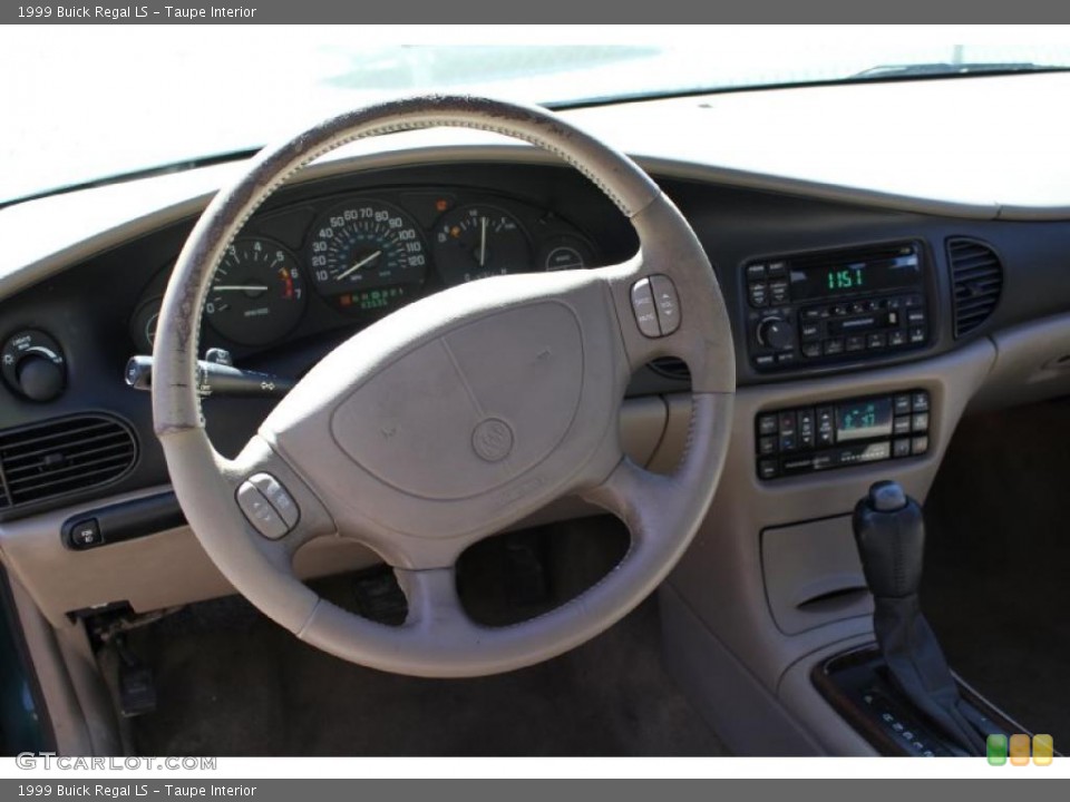 Taupe Interior Steering Wheel for the 1999 Buick Regal LS #47196819