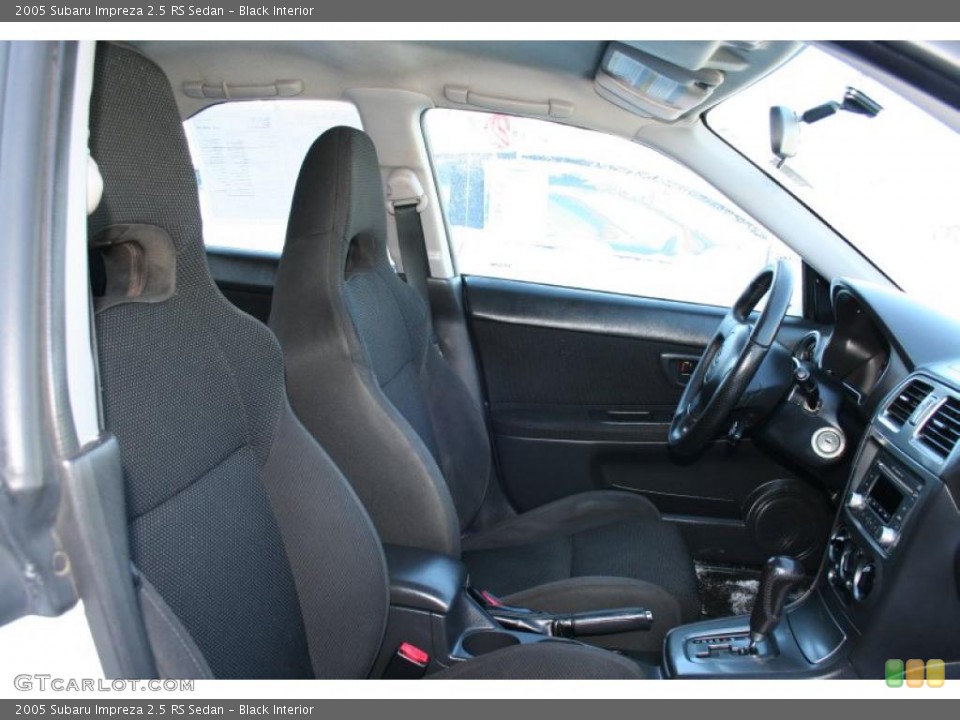 Black Interior Photo for the 2005 Subaru Impreza 2.5 RS Sedan #47197100