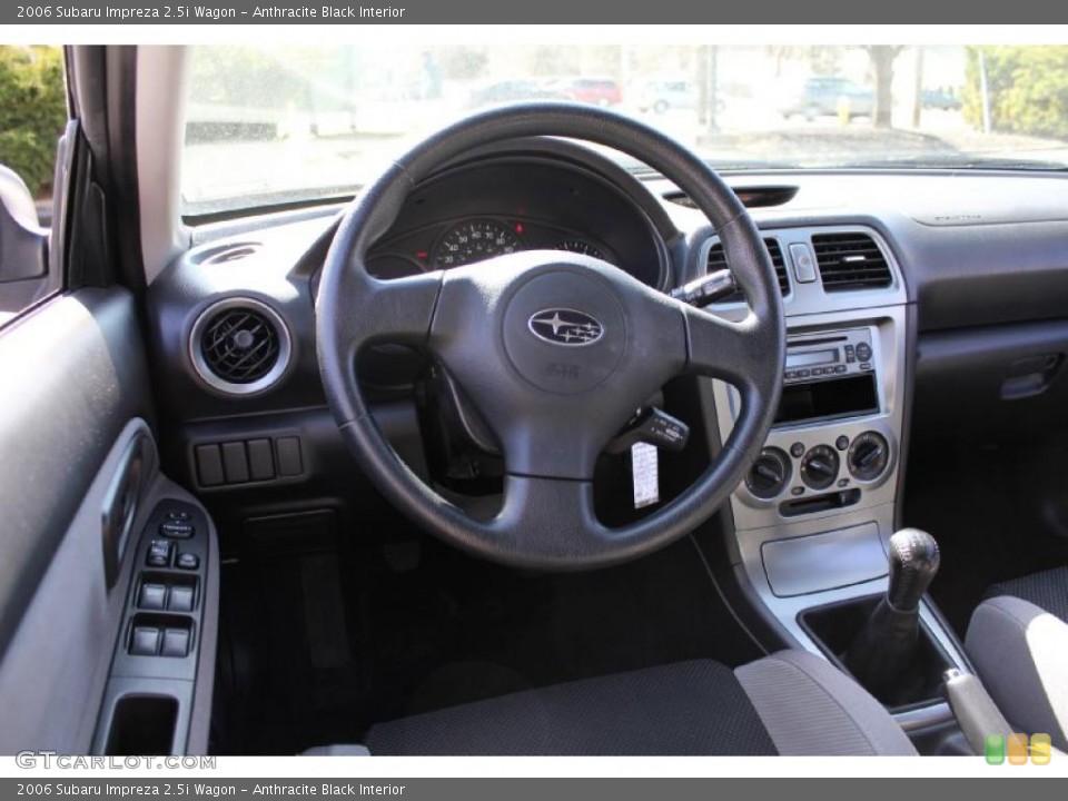 Anthracite Black Interior Dashboard for the 2006 Subaru Impreza 2.5i Wagon #47197330