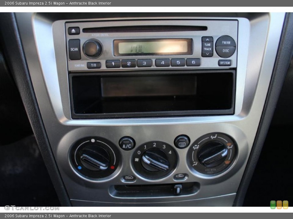 Anthracite Black Interior Controls for the 2006 Subaru Impreza 2.5i Wagon #47197361