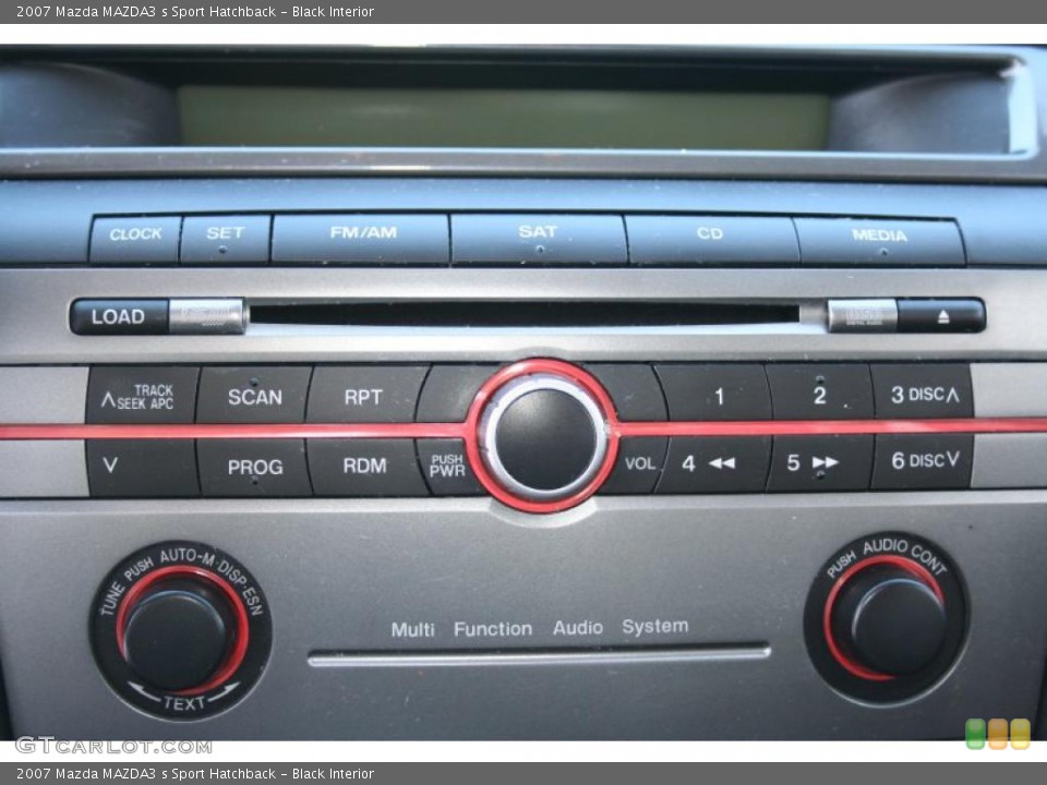 Black Interior Controls for the 2007 Mazda MAZDA3 s Sport Hatchback #47197829