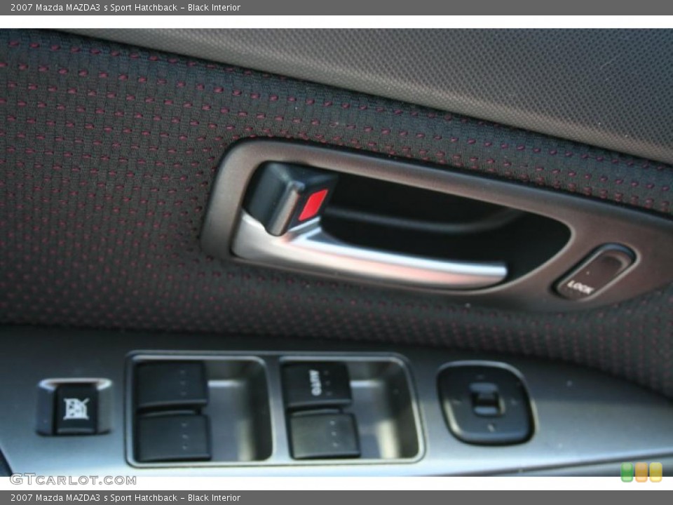 Black Interior Controls for the 2007 Mazda MAZDA3 s Sport Hatchback #47197890