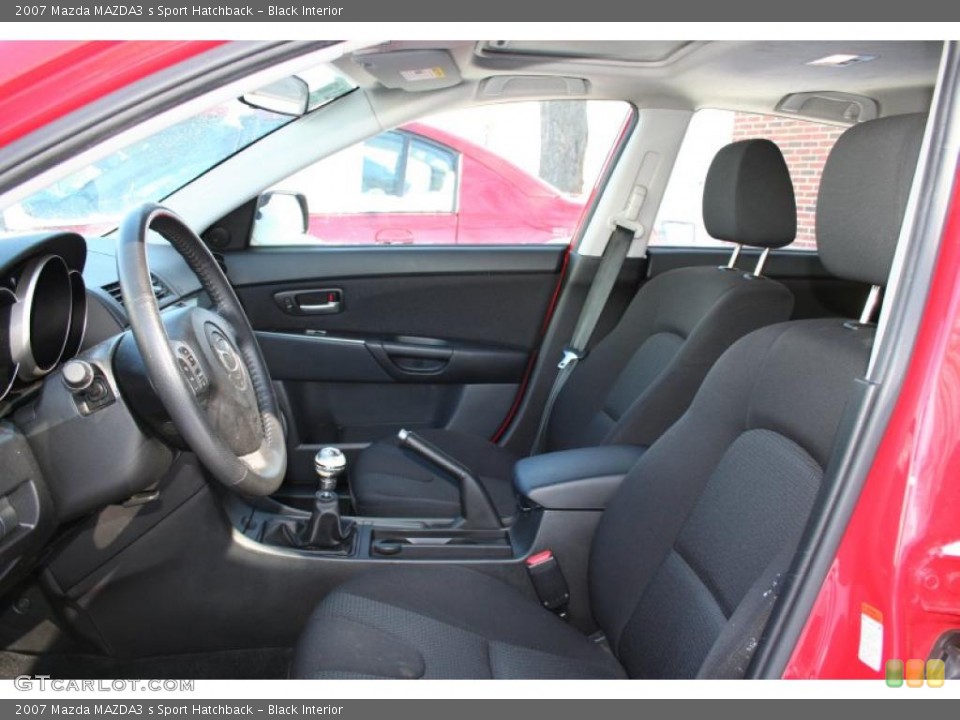 Black Interior Photo for the 2007 Mazda MAZDA3 s Sport Hatchback #47197910