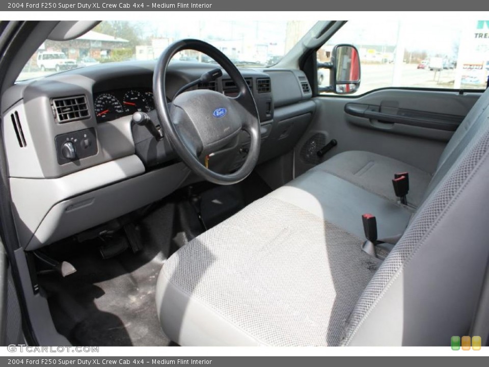 Medium Flint Interior Prime Interior for the 2004 Ford F250 Super Duty XL Crew Cab 4x4 #47198009