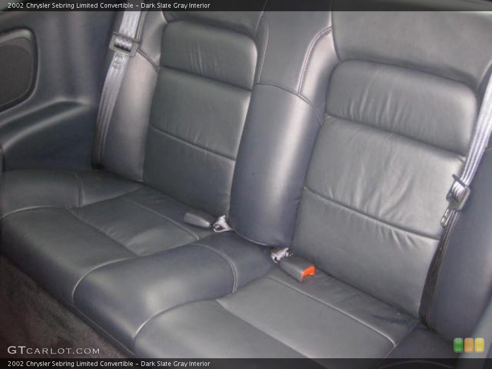 Dark Slate Gray Interior Photo for the 2002 Chrysler Sebring Limited Convertible #47198645