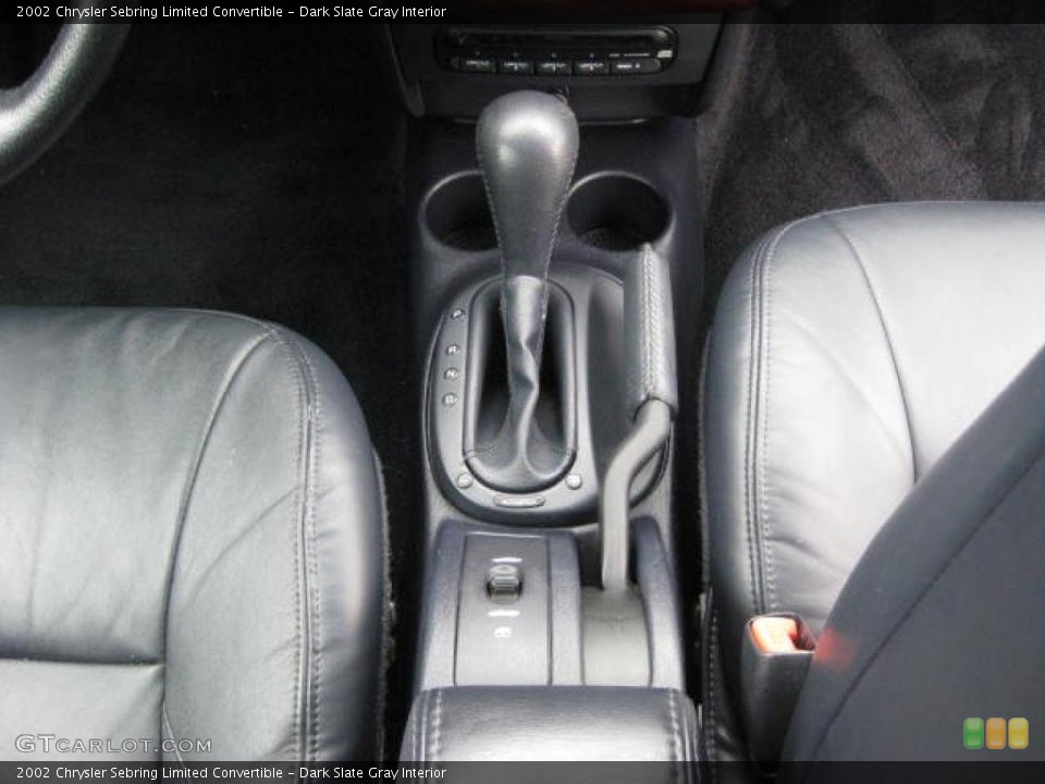 Dark Slate Gray Interior Transmission for the 2002 Chrysler Sebring Limited Convertible #47198741