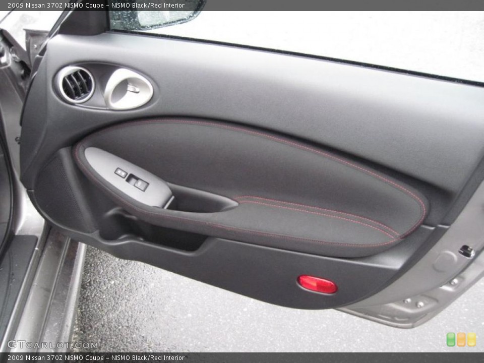 NISMO Black/Red Interior Door Panel for the 2009 Nissan 370Z NISMO Coupe #47198837