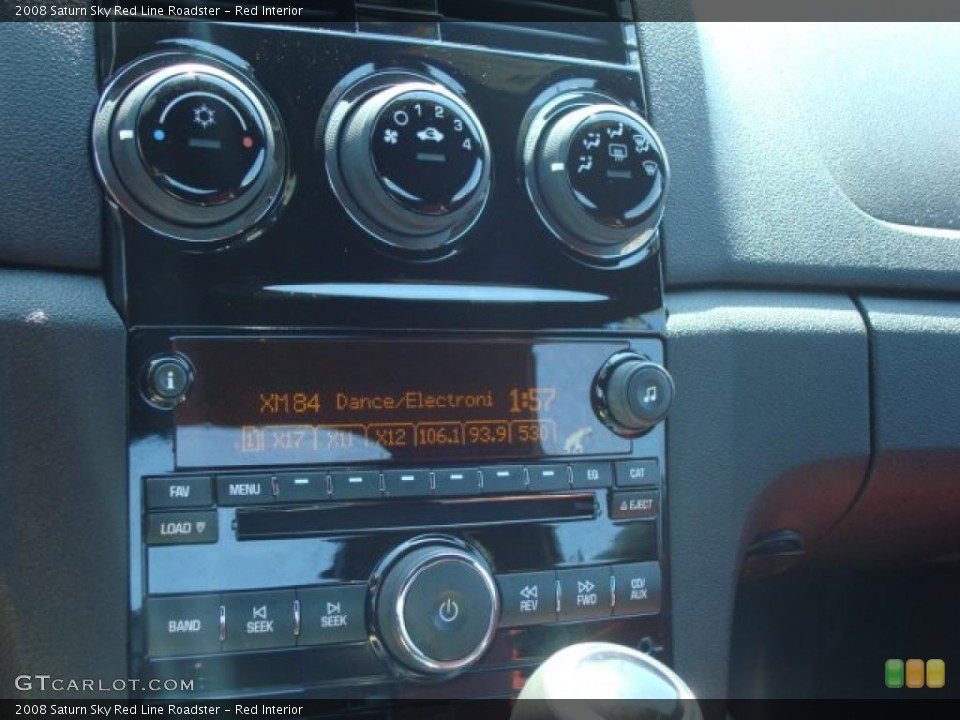Red Interior Controls for the 2008 Saturn Sky Red Line Roadster #47199527