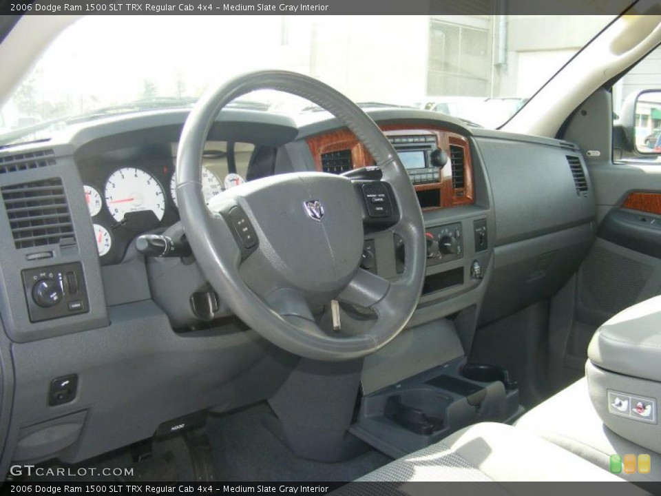 Medium Slate Gray Interior Dashboard for the 2006 Dodge Ram 1500 SLT TRX Regular Cab 4x4 #47202398