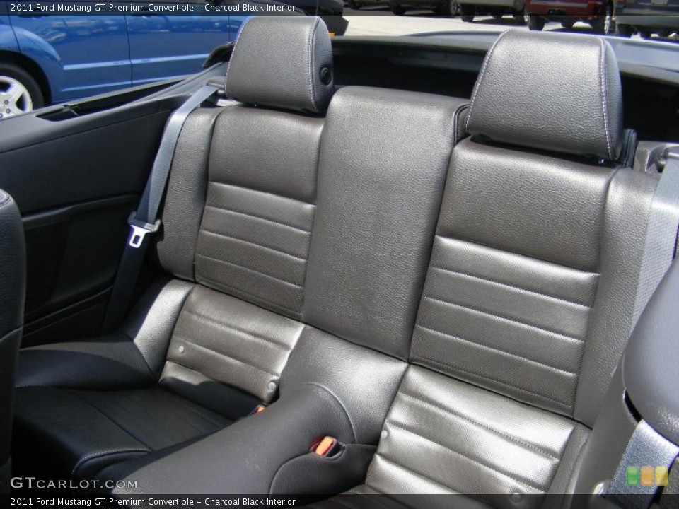 Charcoal Black Interior Photo for the 2011 Ford Mustang GT Premium Convertible #47203376