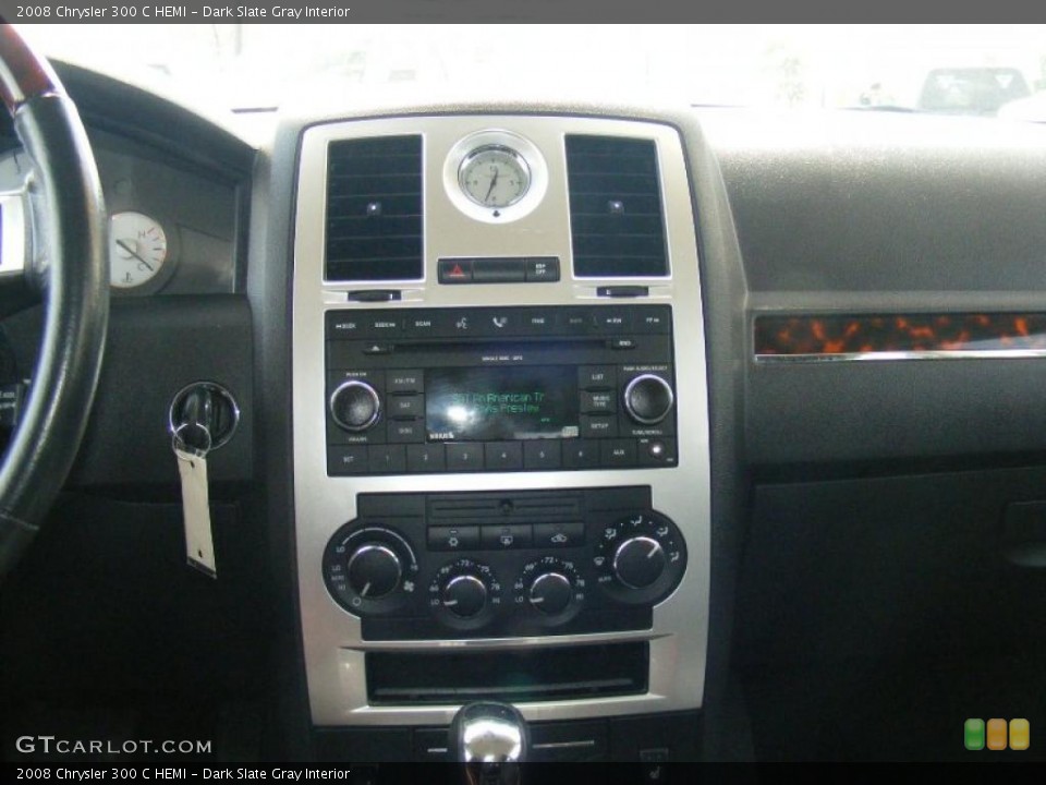 Dark Slate Gray Interior Controls for the 2008 Chrysler 300 C HEMI #47203919
