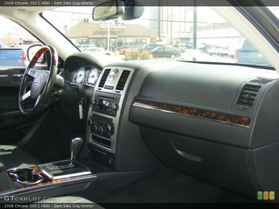 Dark Slate Gray Interior Dashboard for the 2008 Chrysler 300 C HEMI #47204003
