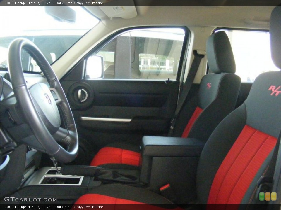 Dark Slate Gray/Red Interior Photo for the 2009 Dodge Nitro R/T 4x4 #47204405