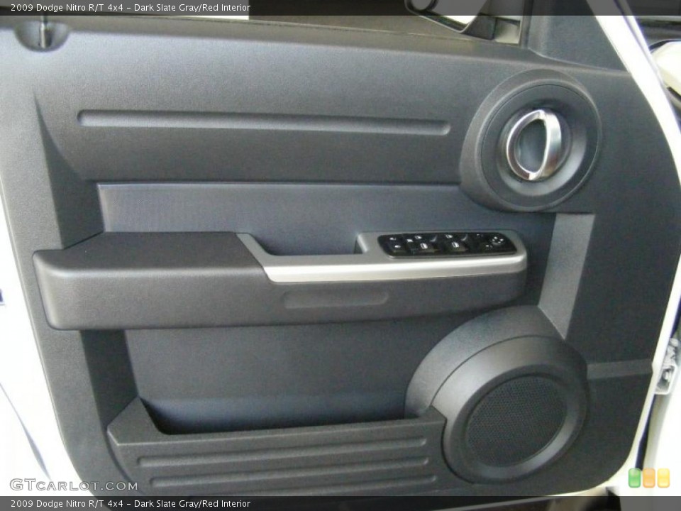 Dark Slate Gray/Red Interior Door Panel for the 2009 Dodge Nitro R/T 4x4 #47204618