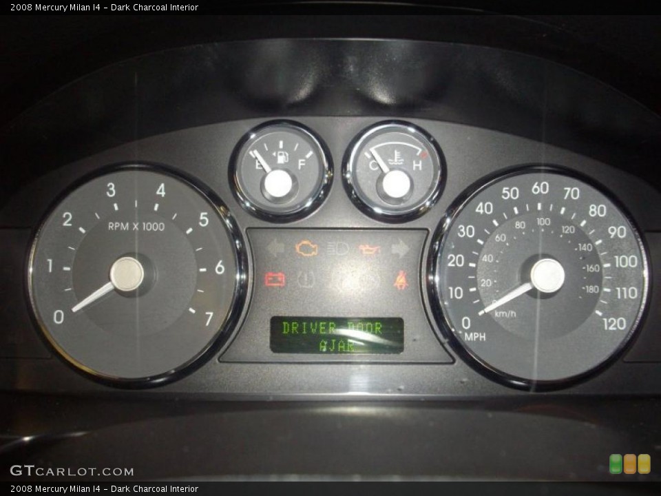 Dark Charcoal Interior Gauges for the 2008 Mercury Milan I4 #47204810