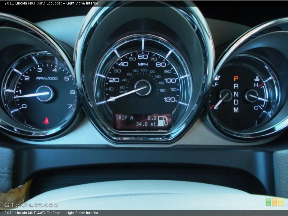 Light Stone Interior Gauges for the 2011 Lincoln MKT AWD EcoBoost #47205441