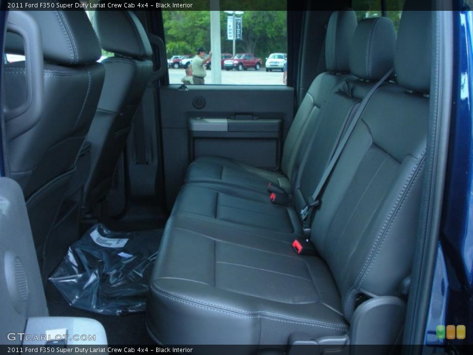 Black Interior Photo for the 2011 Ford F350 Super Duty Lariat Crew Cab 4x4 #47205992
