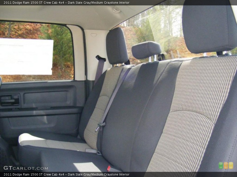 Dark Slate Gray/Medium Graystone Interior Photo for the 2011 Dodge Ram 1500 ST Crew Cab 4x4 #47206166