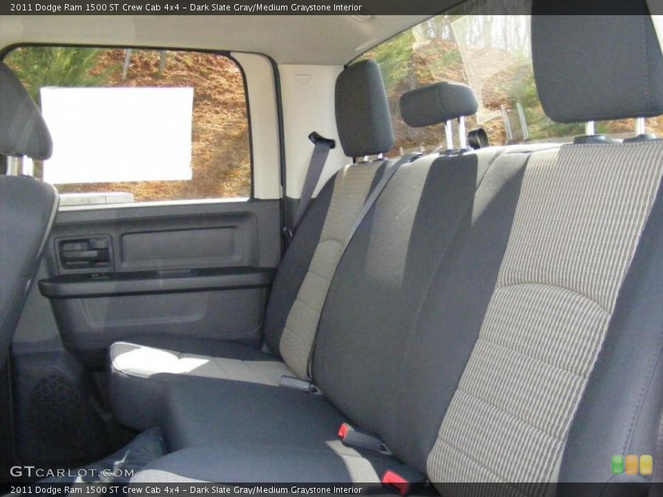 Dark Slate Gray/Medium Graystone Interior Photo for the 2011 Dodge Ram 1500 ST Crew Cab 4x4 #47206319