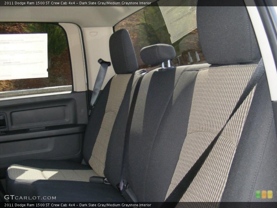 Dark Slate Gray/Medium Graystone Interior Photo for the 2011 Dodge Ram 1500 ST Crew Cab 4x4 #47206511