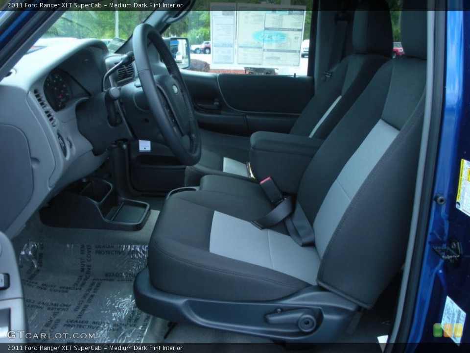 Medium Dark Flint Interior Photo for the 2011 Ford Ranger XLT SuperCab #47206760