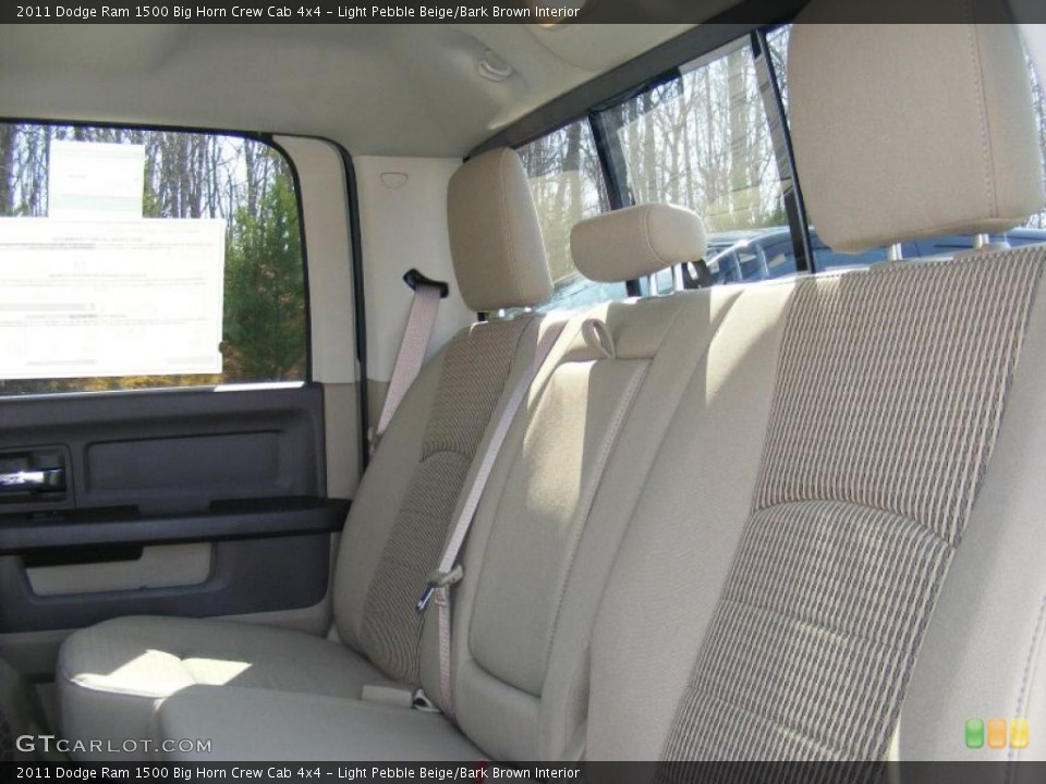 Light Pebble Beige/Bark Brown Interior Photo for the 2011 Dodge Ram 1500 Big Horn Crew Cab 4x4 #47206958