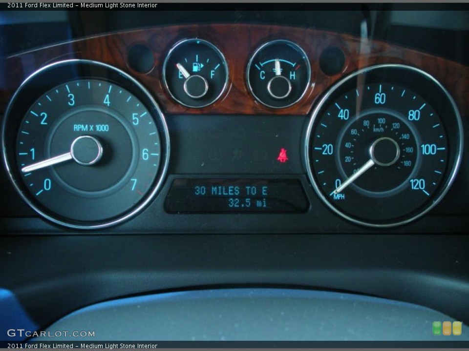 Medium Light Stone Interior Gauges for the 2011 Ford Flex Limited #47207021