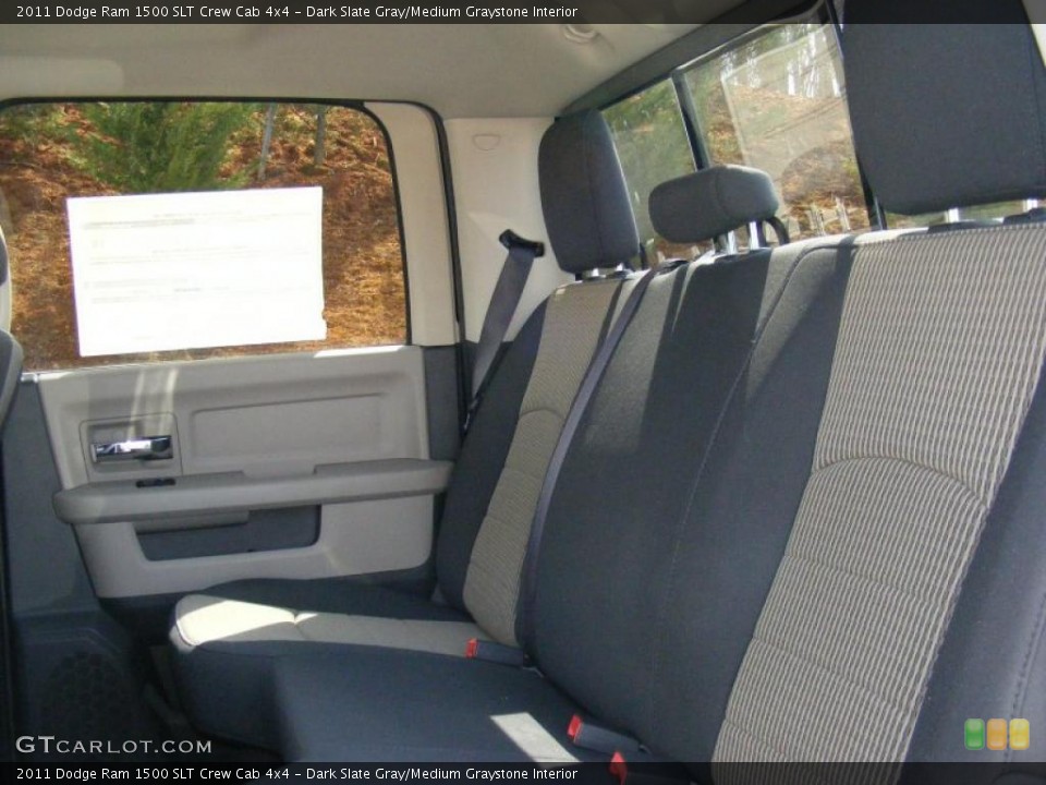 Dark Slate Gray/Medium Graystone Interior Photo for the 2011 Dodge Ram 1500 SLT Crew Cab 4x4 #47207111