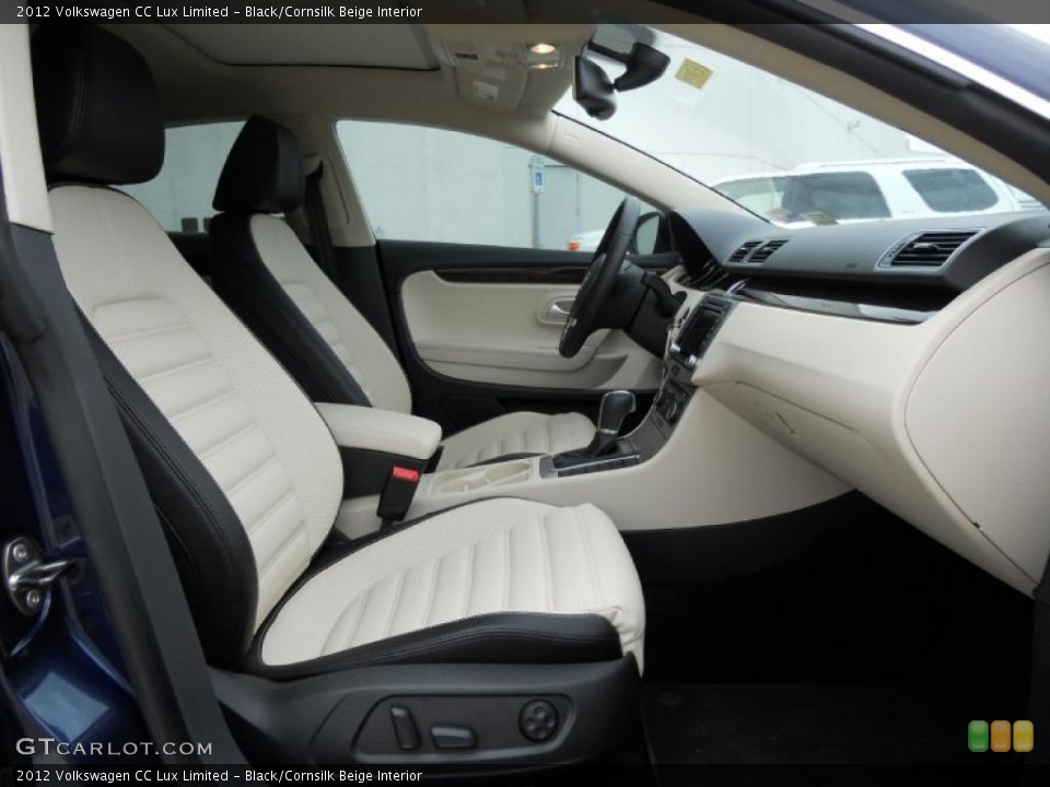 Black/Cornsilk Beige Interior Photo for the 2012 Volkswagen CC Lux Limited #47207120