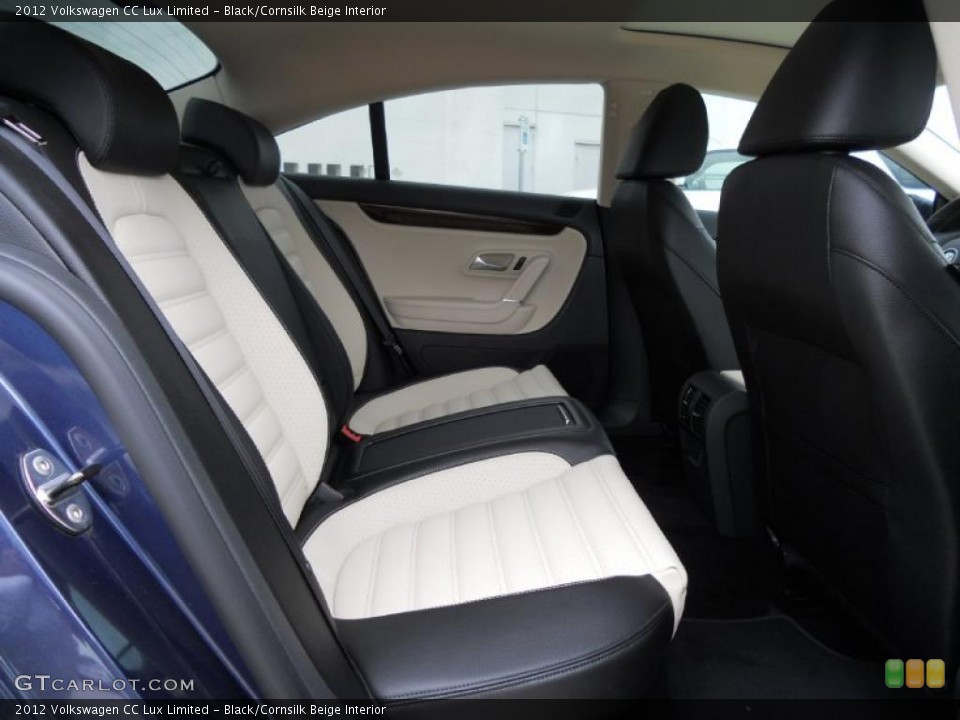 Black/Cornsilk Beige Interior Photo for the 2012 Volkswagen CC Lux Limited #47207147