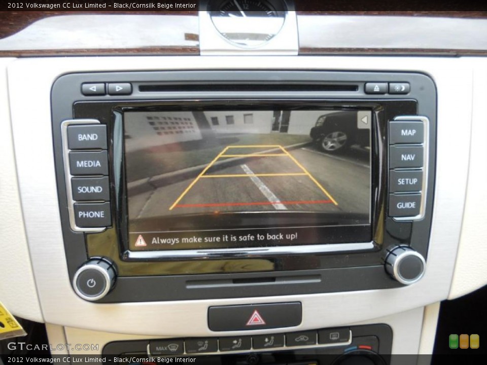 Black/Cornsilk Beige Interior Controls for the 2012 Volkswagen CC Lux Limited #47207249