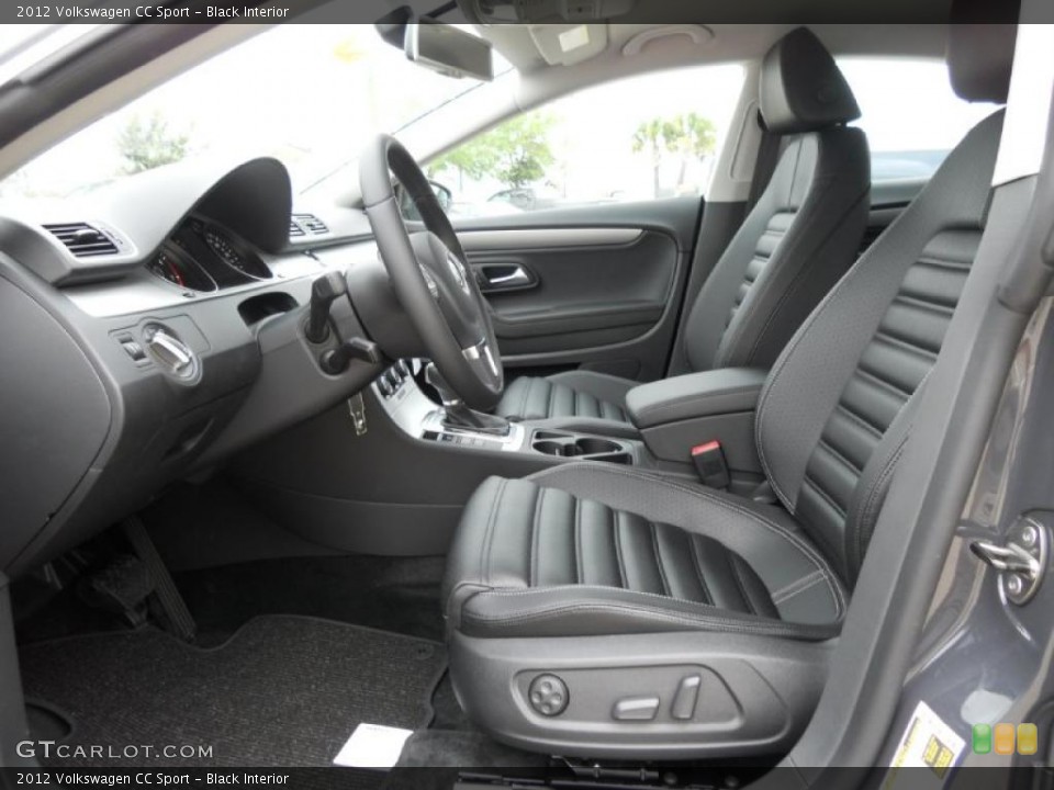 Black Interior Photo for the 2012 Volkswagen CC Sport #47207474