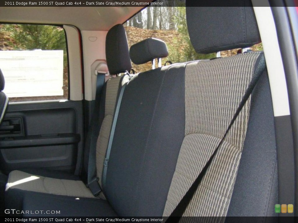 Dark Slate Gray/Medium Graystone Interior Photo for the 2011 Dodge Ram 1500 ST Quad Cab 4x4 #47207585