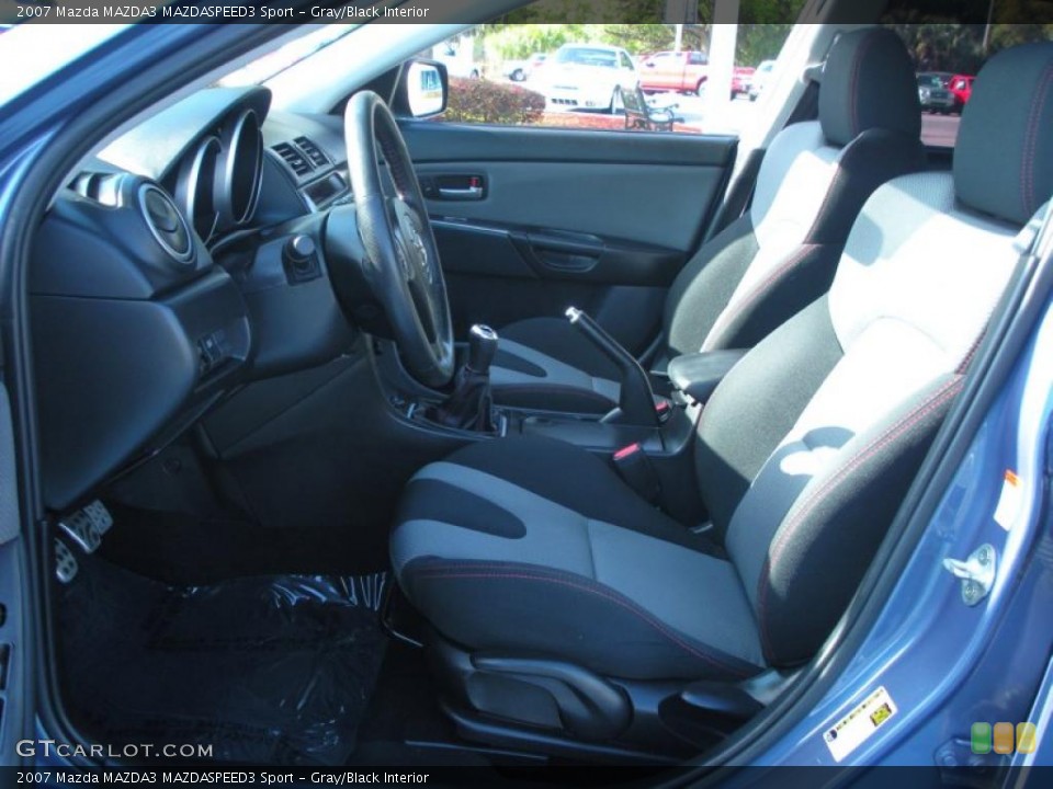 Gray/Black Interior Photo for the 2007 Mazda MAZDA3 MAZDASPEED3 Sport #47208248