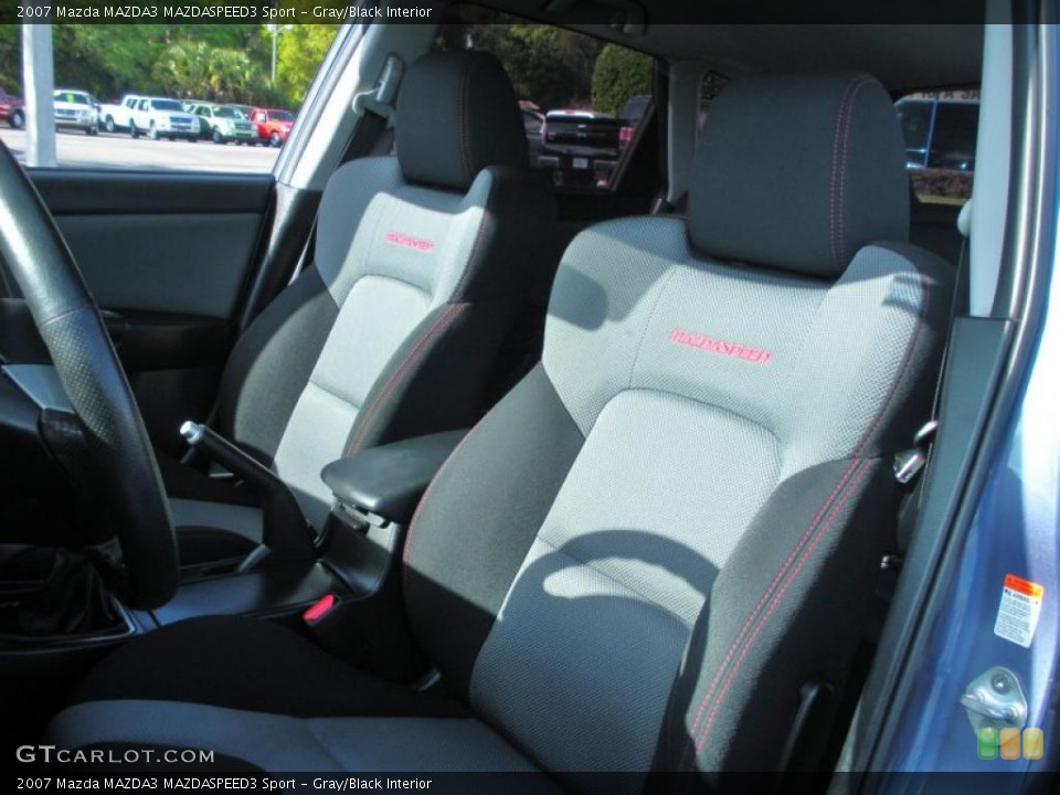 Gray/Black Interior Photo for the 2007 Mazda MAZDA3 MAZDASPEED3 Sport #47208263