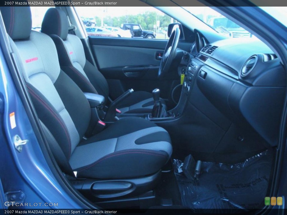 Gray/Black Interior Photo for the 2007 Mazda MAZDA3 MAZDASPEED3 Sport #47208305